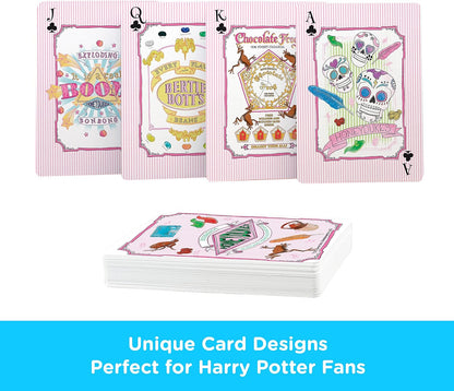 AQUARIUS Harry Potter Honey Dukes Playing Cards – Harry Potter Themed Deck of Cards for Your Favorite Card Games - Officially Licensed Harry Potter Merchandise & Collectibles