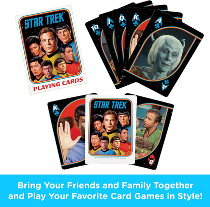 AQUARIUS Star Trek Original Series Playing Cards – Star Trek Original Series Themed Deck of Cards for Your Favorite Card Games - Officially Licensed Star Trek Merchandise & Collectibles