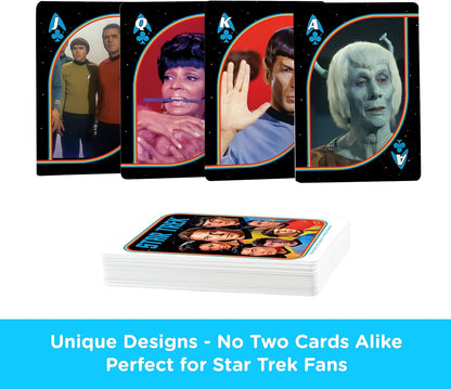 AQUARIUS Star Trek Original Series Playing Cards – Star Trek Original Series Themed Deck of Cards for Your Favorite Card Games - Officially Licensed Star Trek Merchandise & Collectibles