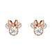 Minnie Mouse Stone Set Silver and Rose Gold Earrings EF00469PAPRL.PS