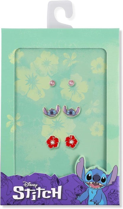 Disney - Lilo & Stitch Multicoloured Enamel Costume 3 St Earring Set