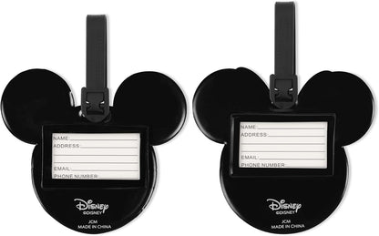 Peers Hardy - Disney Mickey M Disney Mickey & Minnie Mouse Black and red 2 Piece Luggage Tags