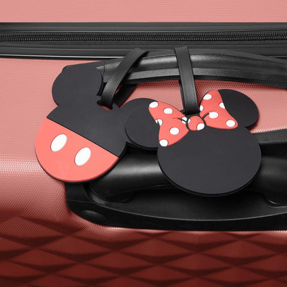 Peers Hardy - Disney Mickey M Disney Mickey & Minnie Mouse Black and red 2 Piece Luggage Tags