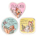 Disney Bambi Yellow, pink & blue Ceramic Gift 3 piece Boxed Trinket Tray Set VC700374L