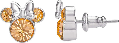 Peers Hardy Disney Minnie Silver Plated June Birthstone Stud Earrings EF00469SJUNL.PH