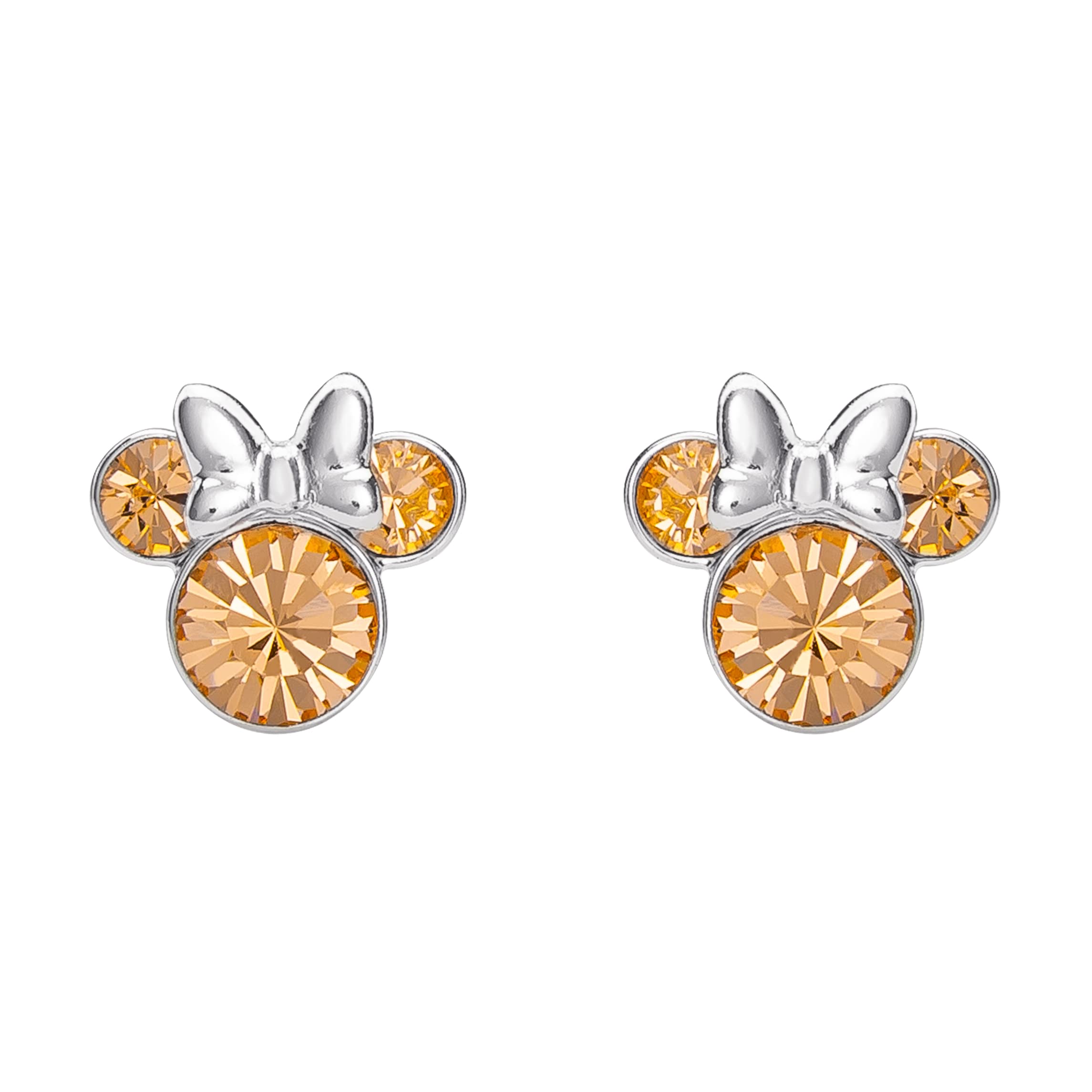 Peers Hardy Disney Minnie Silver Plated June Birthstone Stud Earrings EF00469SJUNL.PH