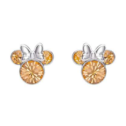 Peers Hardy Disney Minnie Silver Plated June Birthstone Stud Earrings EF00469SJUNL.PH