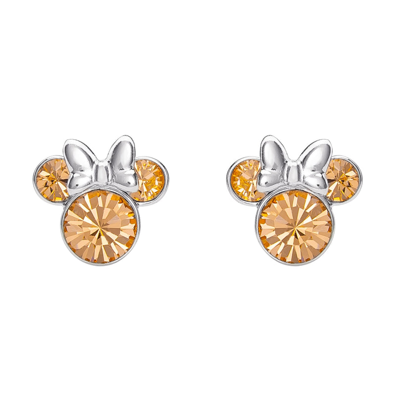 Peers Hardy Disney Minnie Silver Plated June Birthstone Stud Earrings EF00469SJUNL.PH
