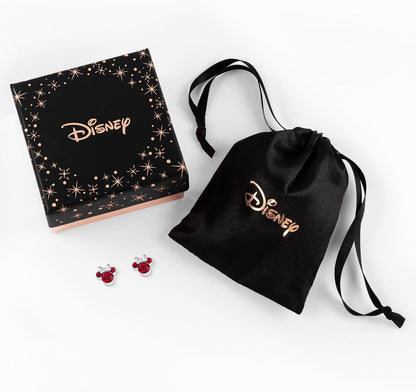 Peers Hardy Pendientes de Minnie de Disney, bañados en plata, piedra natal de julio, talla única, sin piedras preciosas, latón, sin piedra, EF00469SJUYL.PH, talla única, latón, sin piedras preciosas