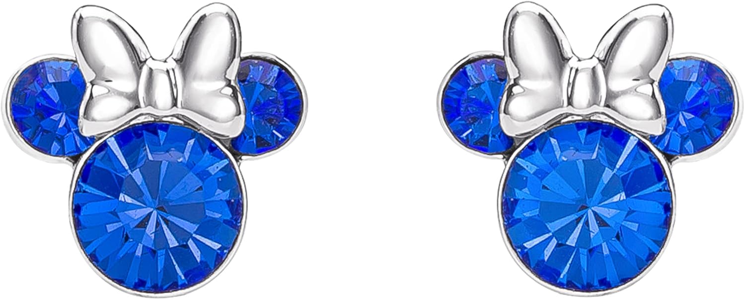 Disney Minnie Silver Plated September Birthstone Stud Earrings EF00469SSEPL.PH