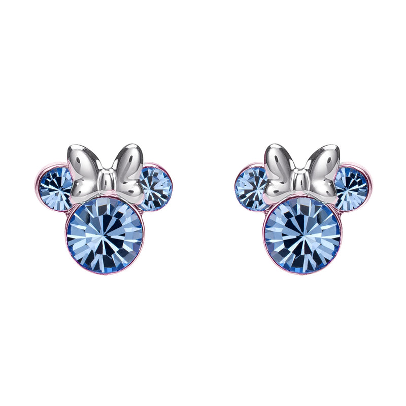 Disney Minnie Silver Plated December Birthstone Stud Earrings EF00469SDECL.PH