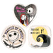 Disney The Nightmare Before Christmas Multicoloured Ceramic Gift 3 piece Boxed Trinket Tray Set VC700381L