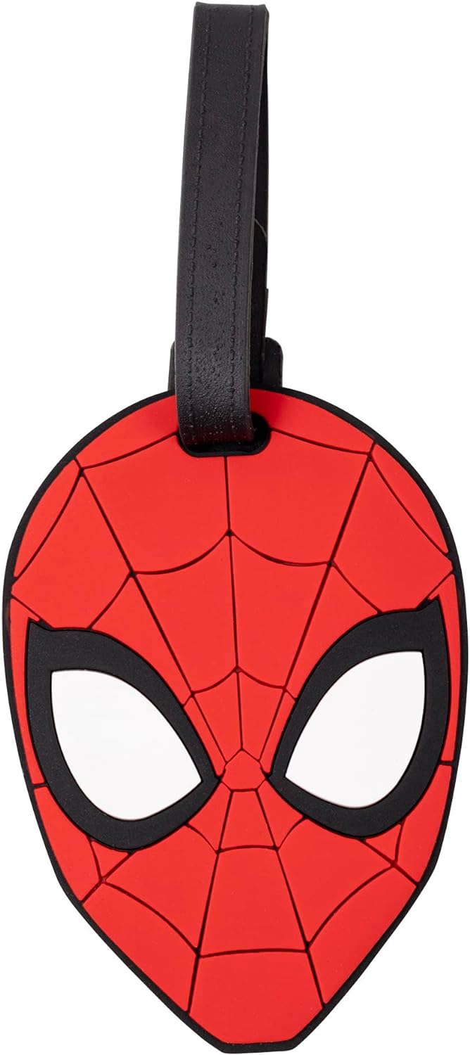 Peers Hardy - Disney Marvel Spiderman Red & Blue 2 Piece Luggage Tags