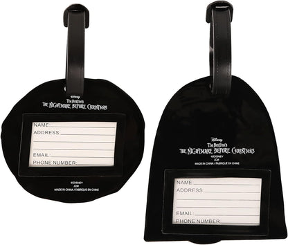 Peers Hardy - Disney Nightmare Before Christmas White, Black & Red 2 Piece Luggage Tags