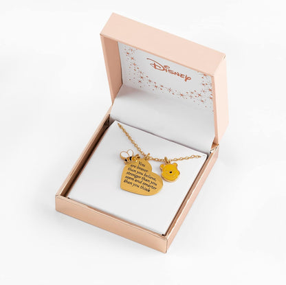 Winnie The Pooh You Are Braver Than You Believe Halsketting goudkleurig Disney, Fan merch, Film