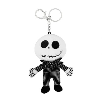 Disney The Nightmare Before Christmas Black and White Plush Keychain