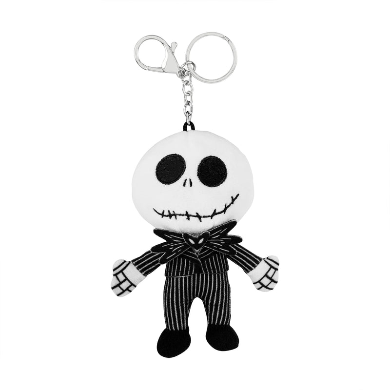 Disney The Nightmare Before Christmas Black and White Plush Keychain