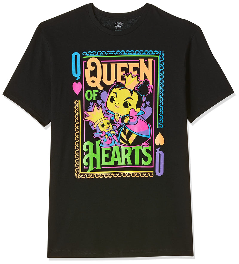 Funko DISNEY - Reine De Coeur - T-Shirt POP Blacklight (M)