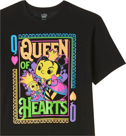 Funko DISNEY - Reine De Coeur - T-Shirt POP Blacklight (M)