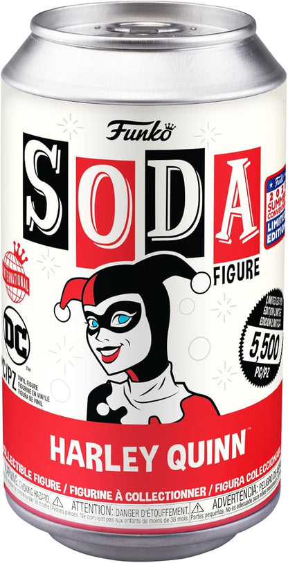 Funko Vinyl SODA, DC, Harley Mallet, 1/6 Odds for Rare Chase Variant, DC Comics, Amazon Exclusive, Collectable Vinyl Figure, Gift Idea, Official Merchandise, Toys for Kids & Adults