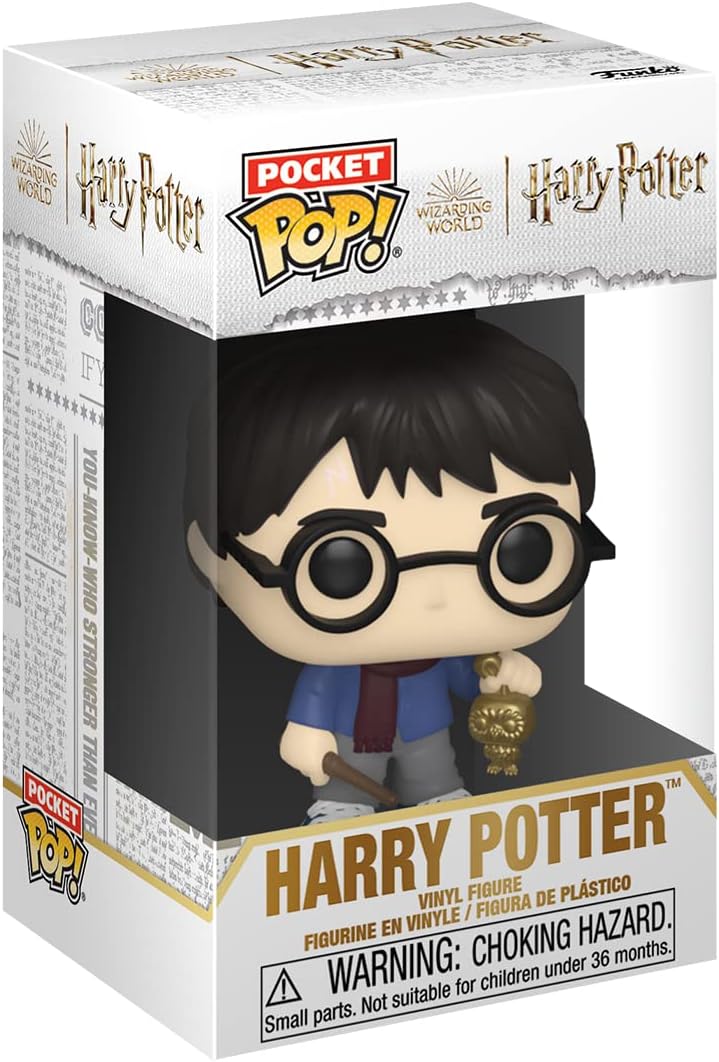 Funko Pocket Pop! & Tee: Harry Potter - Holiday Harry - for Children and Kids - Large - (L) - T-Shirt - Clothes With Collectable Vinyl Minifigure - Gift Idea - Toys and Short Sleeve Top for Boys