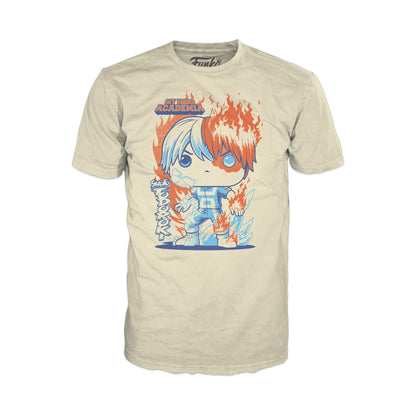 Funko: Boxed Tee: MHA - Todoroki(S