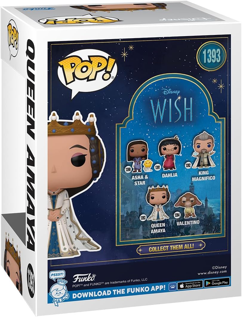 Funko POP! Vinyl: Disney Wish - Queen Amaya - Collectable Vinyl Figure - Gift Idea - Official Merchandise - Toys for Kids & Adults - Ad Icons Fans - Model Figure for Collectors and Display