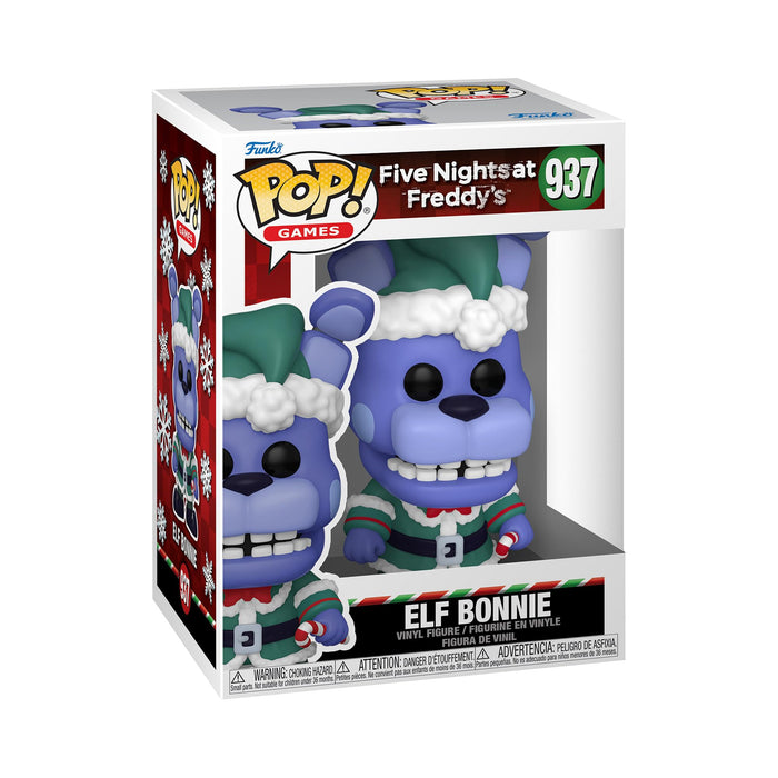 Funko POP! Games: Five Nights At Freddy's (FNAF) - Holiday Bonnie The Rabbit - Five Nights At Freddy's - Figuras Miniaturas Coleccionables Para Exhibición - Idea De Regalo - Mercancía Oficial