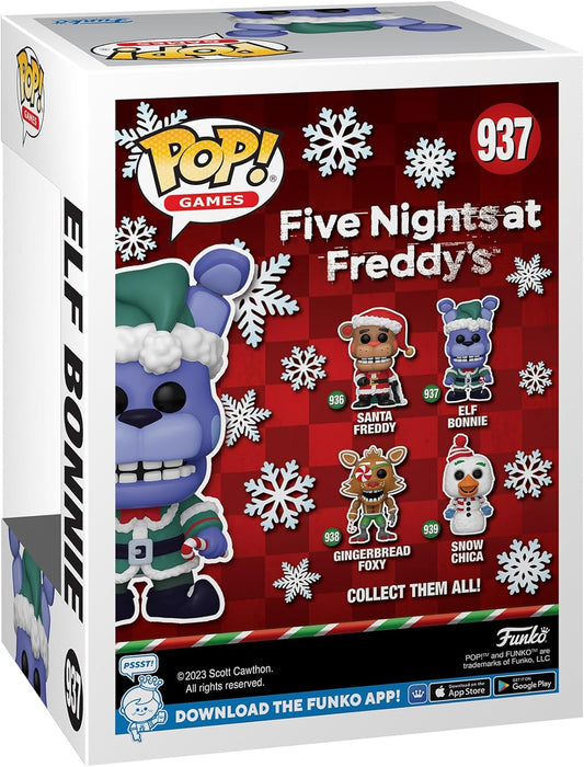 Funko POP! Games: Five Nights At Freddy's (FNAF) - Holiday Bonnie The Rabbit - Five Nights At Freddy's - Figuras Miniaturas Coleccionables Para Exhibición - Idea De Regalo - Mercancía Oficial