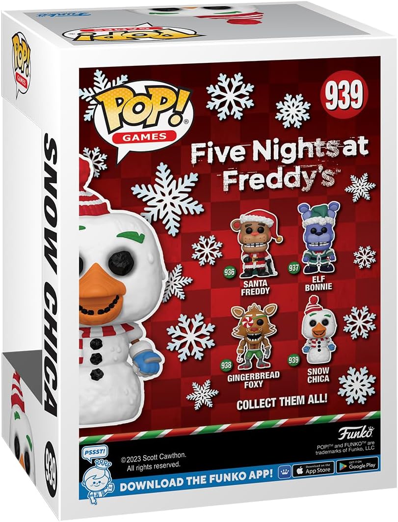 Funko Pop! Games: Five Nights At Freddy's (FNAF) - Holiday Chica the Chicken - Collectable Vinyl Figure - Gift Idea - Official Merchandise - Video Games Fans