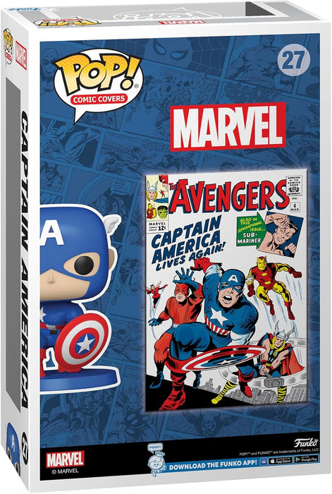 Funko Pop! Comic Cover: Marvel - Marvel Avengers #4 - (1963) - Marvel Comics - Collectable Vinyl Figure - Gift Idea - Official Merchandise - Toys for Kids & Adults - Comic Books Fans