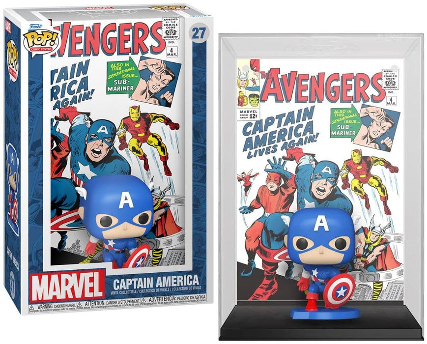 Funko Pop! Comic Cover: Marvel - Marvel Avengers #4 - (1963) - Marvel Comics - Collectable Vinyl Figure - Gift Idea - Official Merchandise - Toys for Kids & Adults - Comic Books Fans