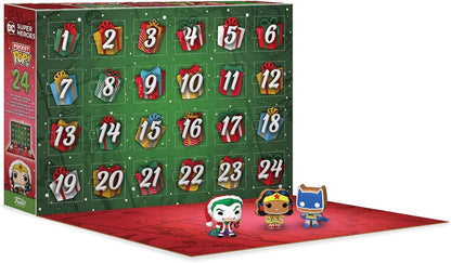 Funko Advent Calendar: DC 2023 - Superman - DC Comics - 24 Days Of Surprise - Collectable Vinyl Mini Figures - Mystery Box - Gift Idea - Holiday Xmas for Girls, Boys & Kids - Christmas Countdown