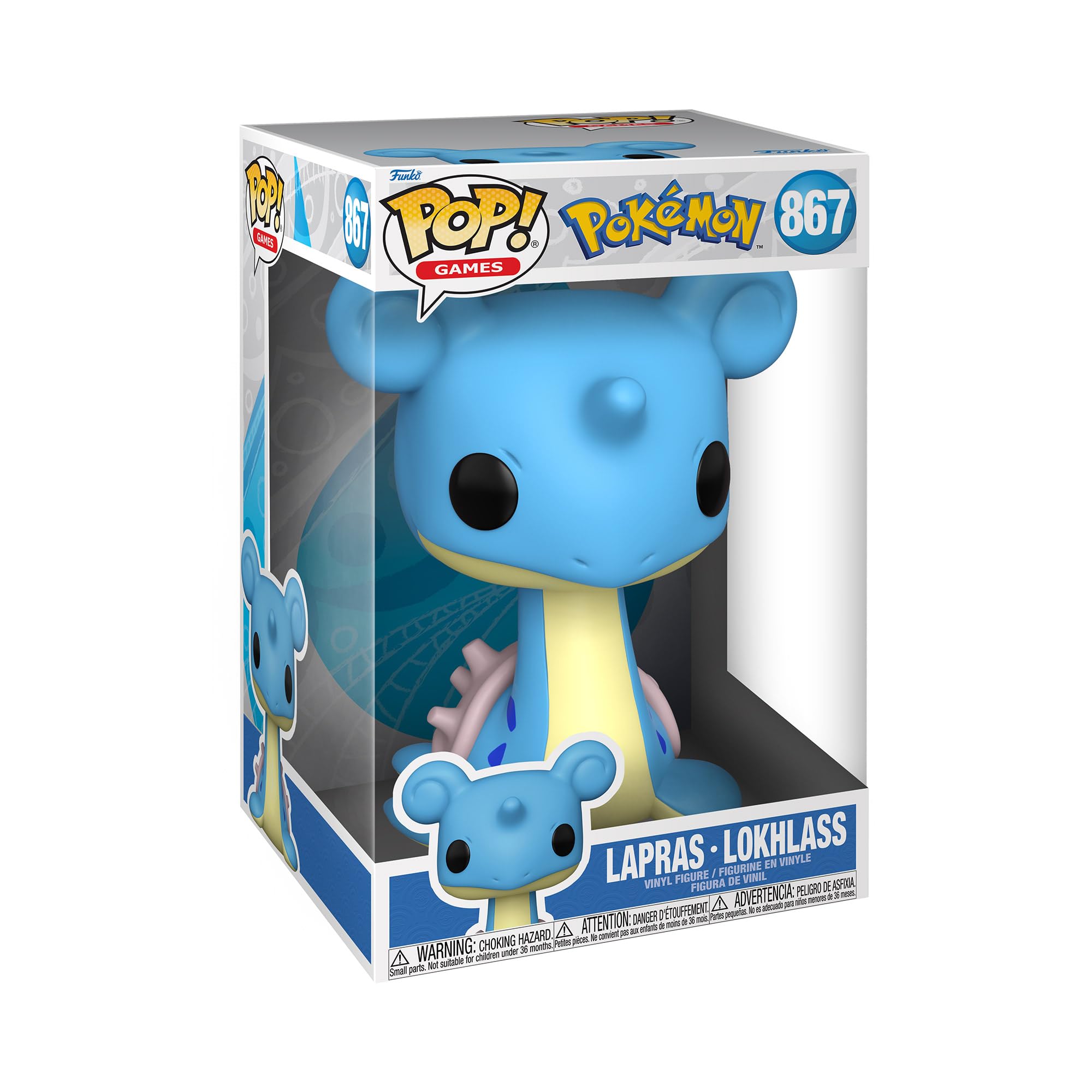 Funko POP! Jumbo: Pokemon - Lapras - Collectable Vinyl Figure - Gift Idea - Official Merchandise - Toys for Kids & Adults - Video Games Fans - Model Figure for Collectors and Display