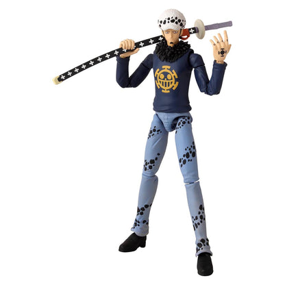 Bandai Anime Heroes: One Piece - Trafalgar Law Action Figure (17Cm) (36937)