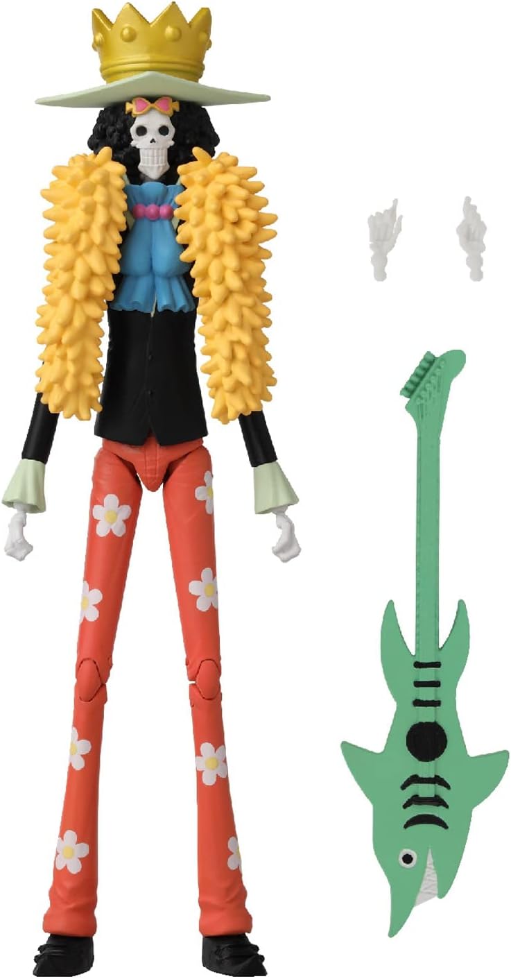 BANDAI - Anime Heroes - One Piece - Anime Heroes Figurine 17 cm - Brook - 37006 Multi-Coloured