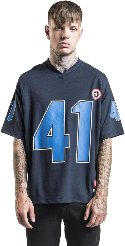 MARVEL - Captain America - T-Shirt Sports US Repli