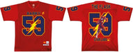 DC - The Flash - T-Shirt Sports US Replica unisex