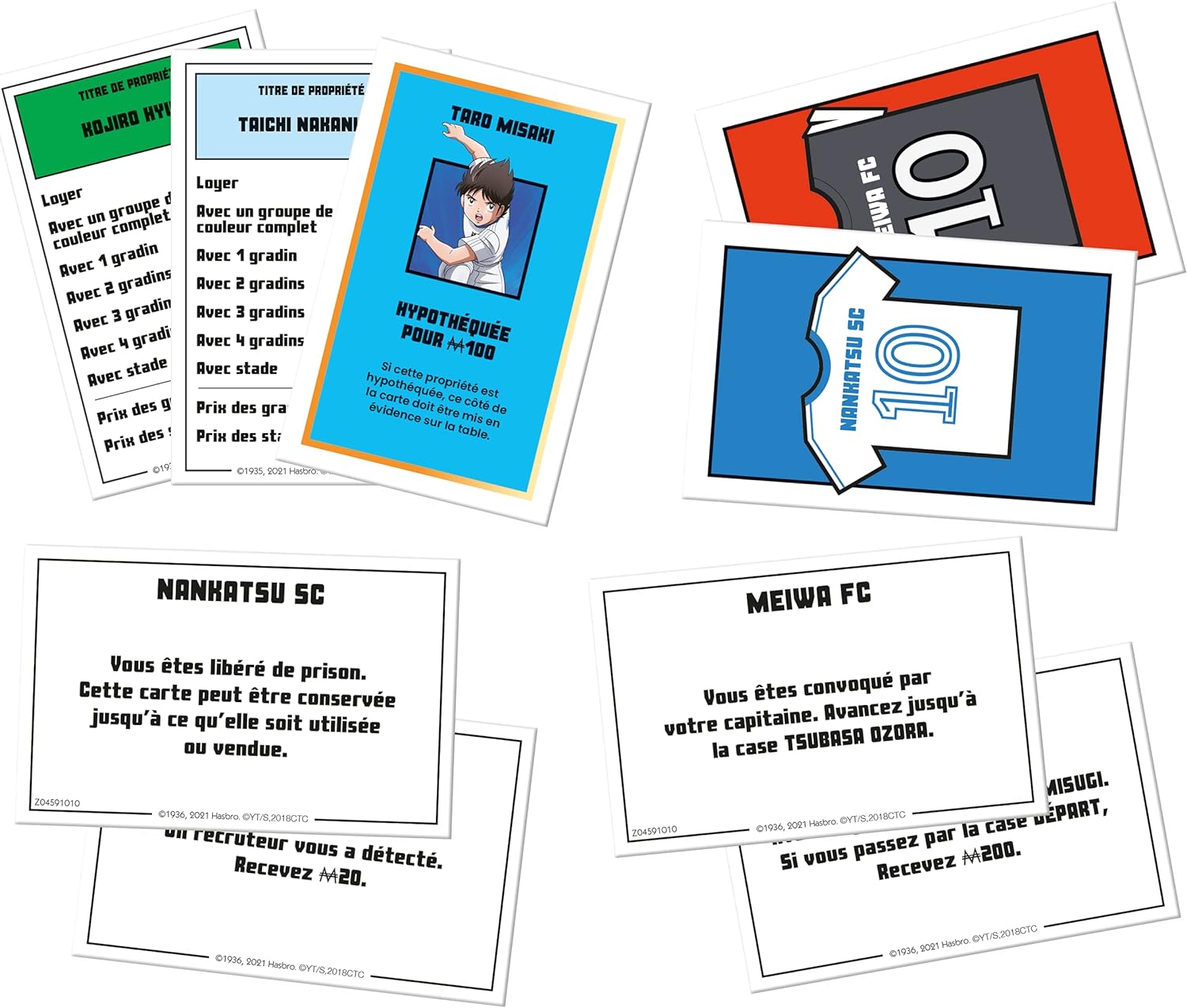 Winning Moves - Monopoly Captain Tsubasa Olive and Tom, 0288, French Language