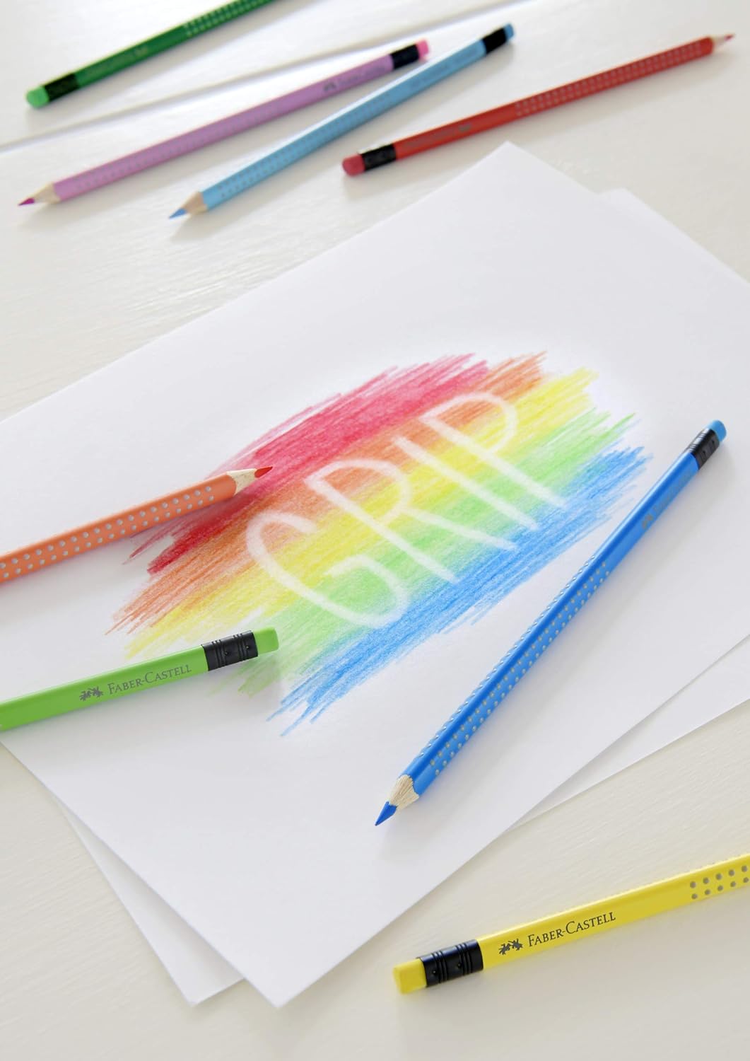 Faber-Castell Eraseable Colour Pencils Grip Set of 10