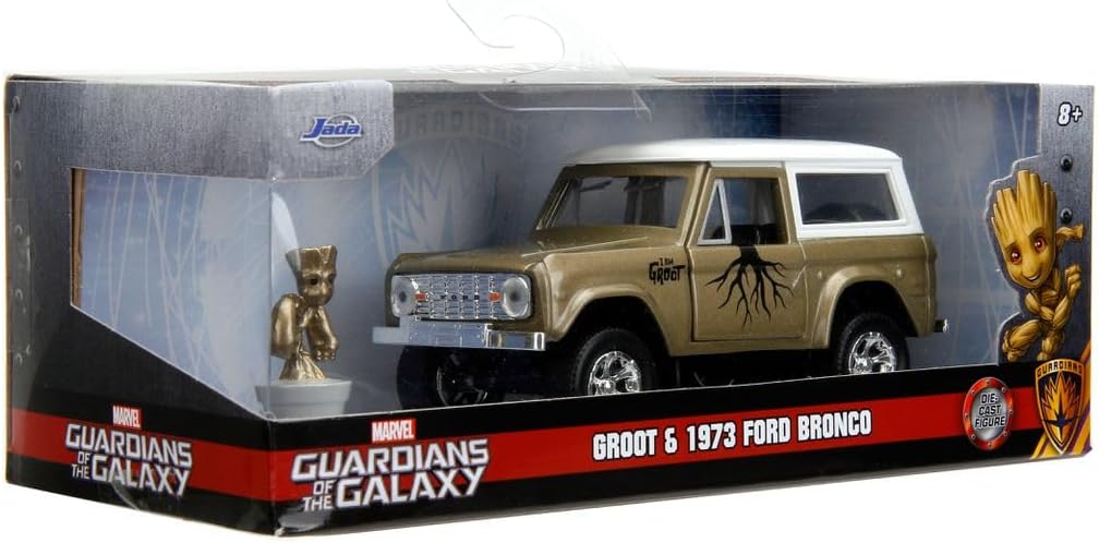 Jada Toys Marvel Groot 1973 Ford Bronco 1:32