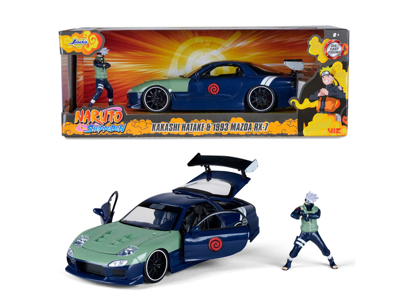 Jada Toys NARUTO - Kakashi Hatake & 1993 Mazda RX-7-1:24