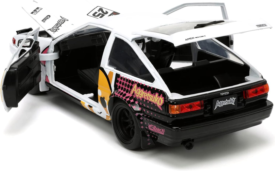 Jada Toys AGGRETSUKO - 1986 Toyota Trueno AE86 1-1:24