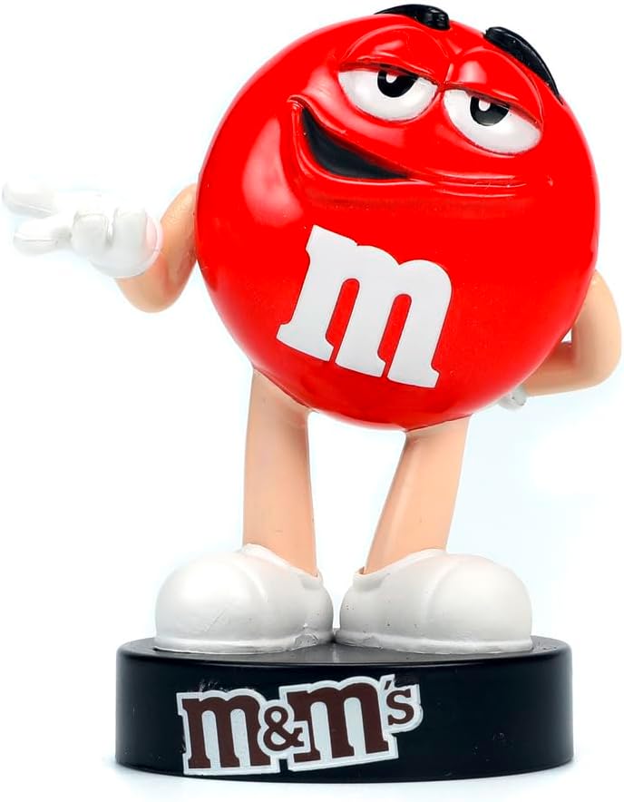 Jada Toys M&Ms - Figura roja con Ford Econoline de 1965 (18 cm