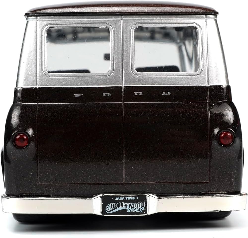 Jada Toys M&Ms - Figura roja con Ford Econoline de 1965 (18 cm