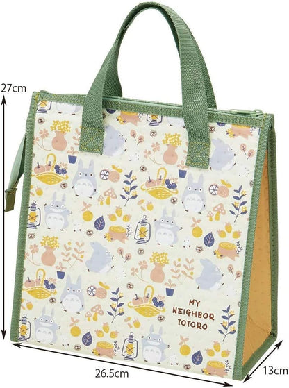 SKATER FBC1-ASkater My Neighbor Totoro Thermal Insulated Lunch Bag with Zip Closure - Foraging