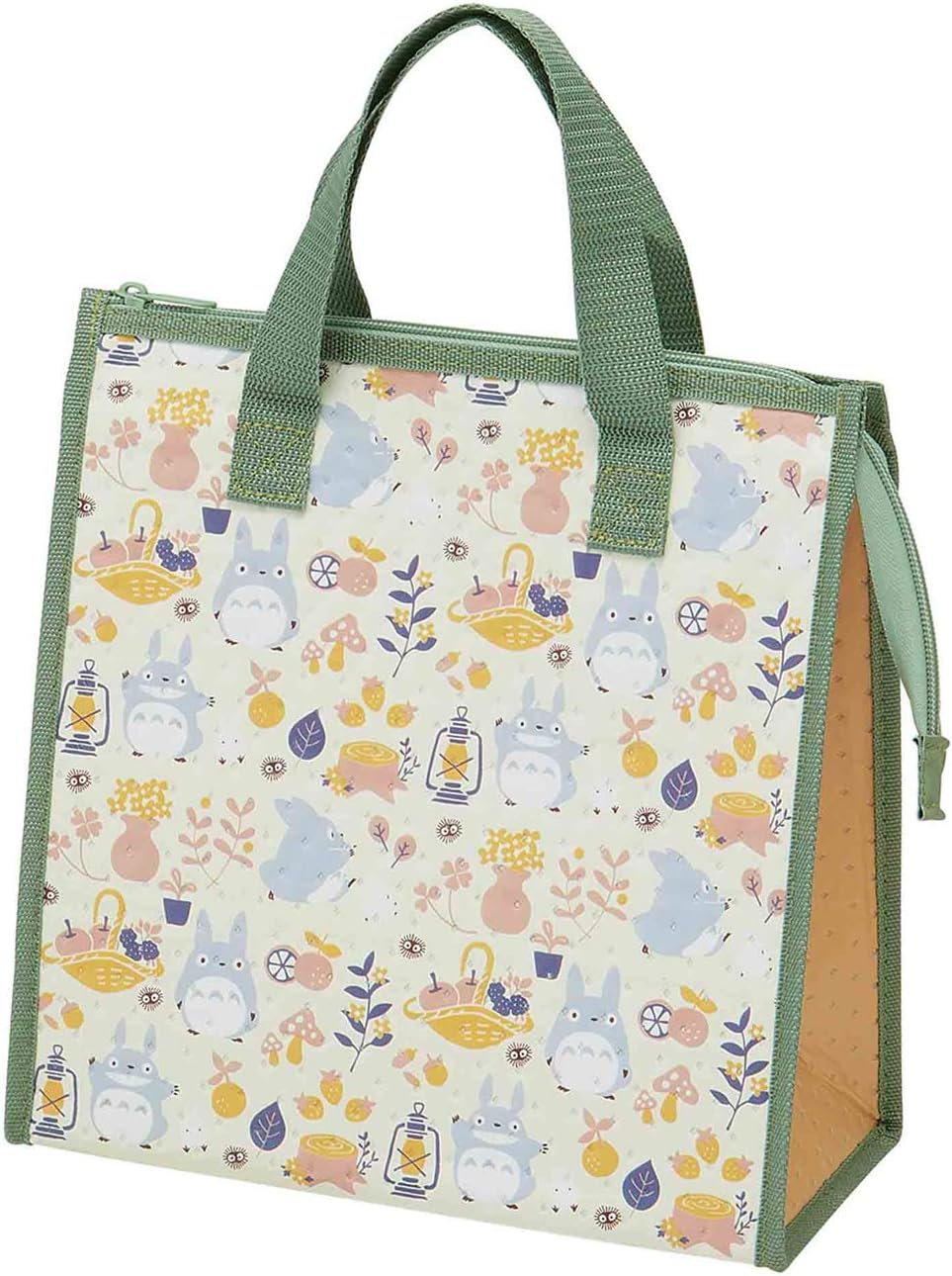 SKATER FBC1-ASkater My Neighbor Totoro Thermal Insulated Lunch Bag with Zip Closure - Foraging