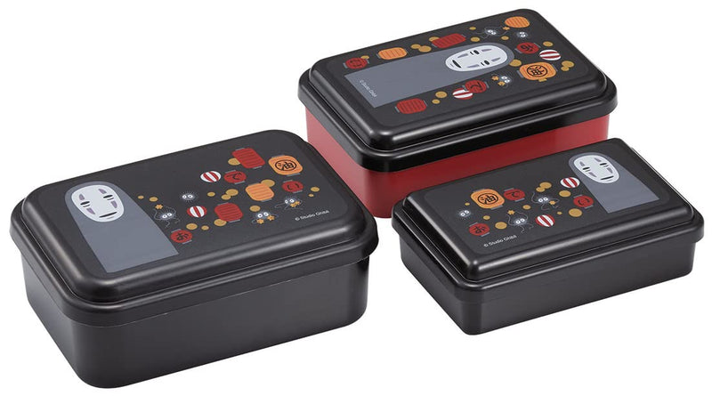 Spirited Away Food Storage Container with Lids 3pc Set - Authentic Japanese Design - Durable, Dishwasher Safe - Jiji Elegance