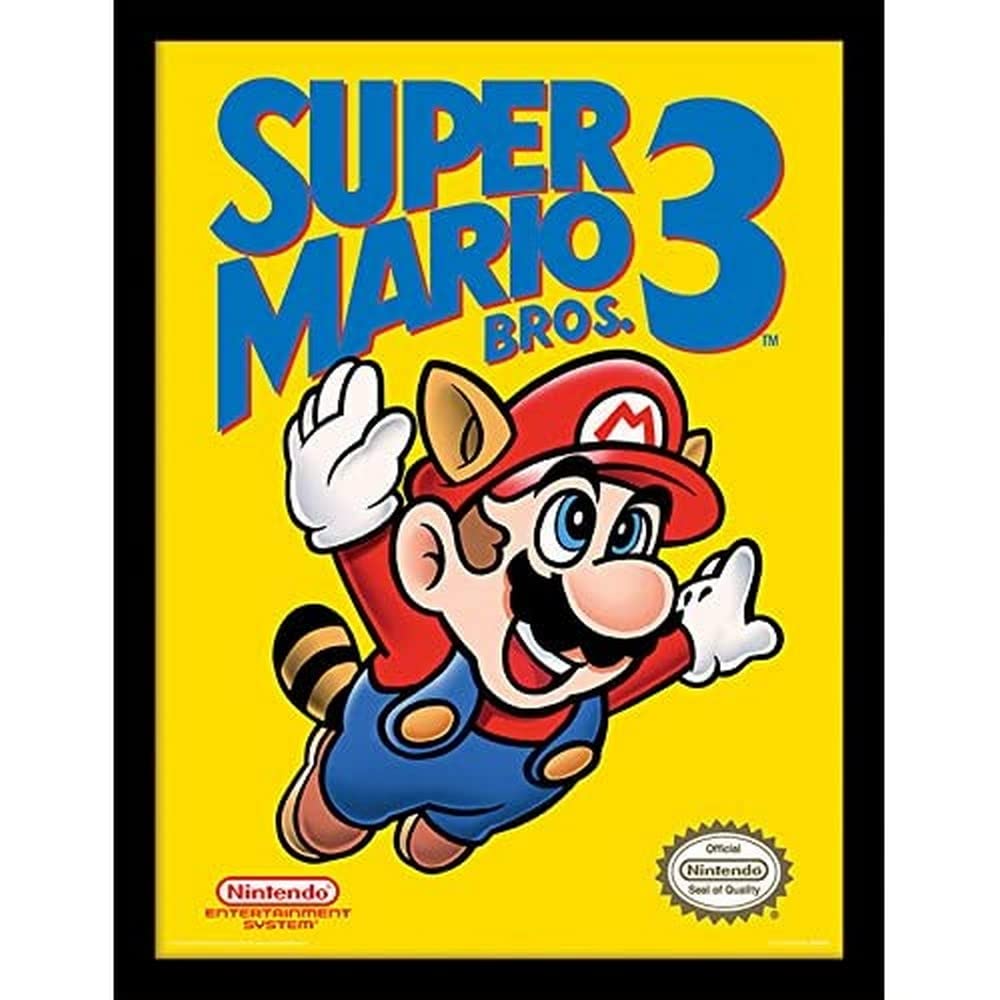 SUPER MARIO BROS. 3 - Nes Cover - Collector Print