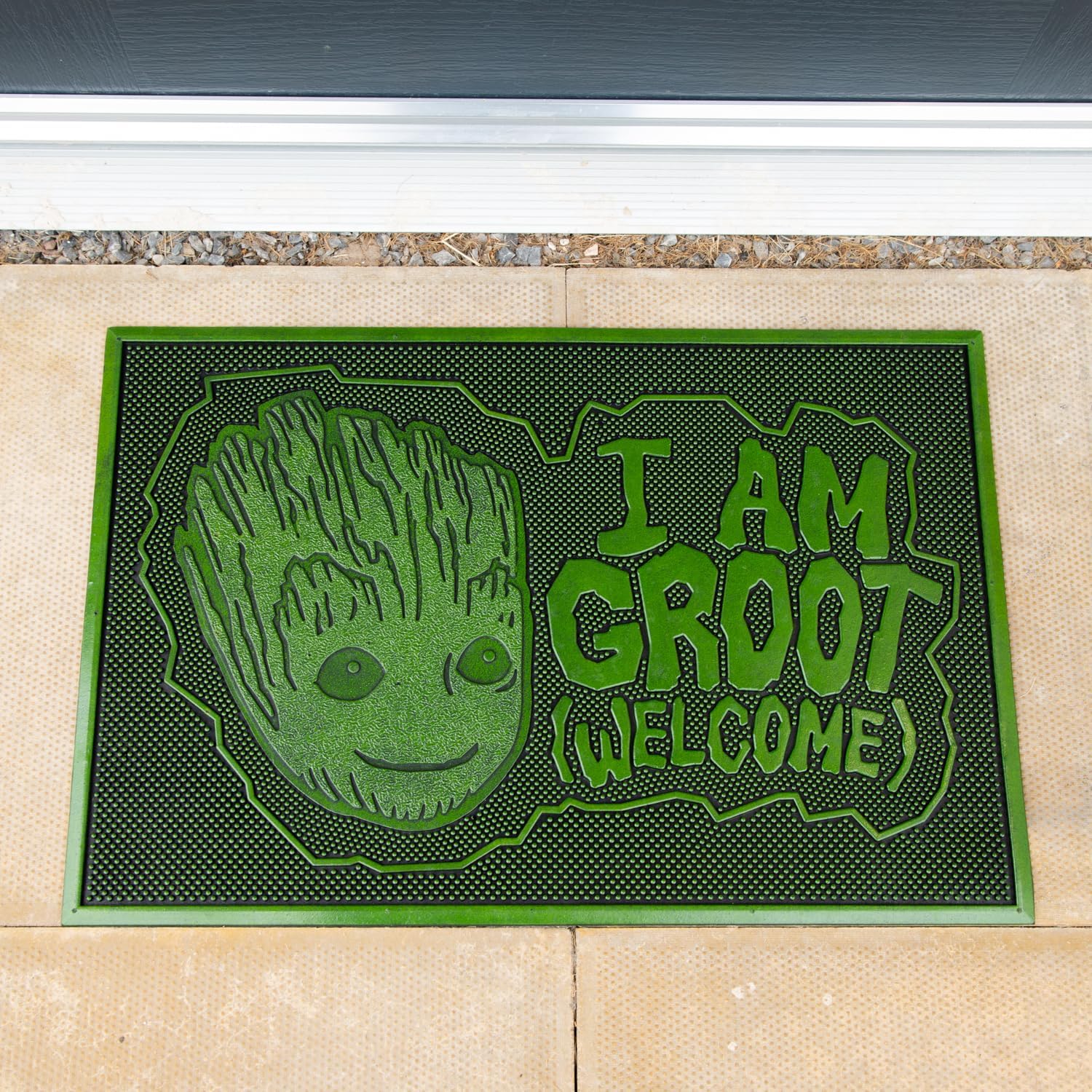 Pyramid International Marvel Guardians of the Galaxy Groot Character Flexible Rubber Doormat - 60cm x 40cm - Indoor or Outdoor Use